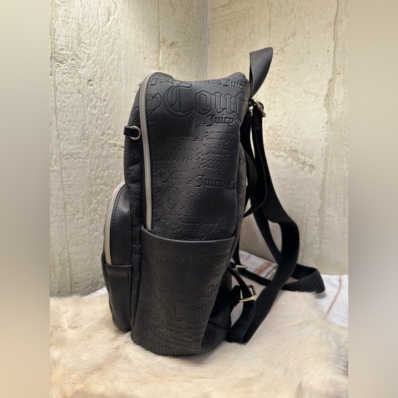 Juicy Couture Embossed Black Backpack - Picture 4 of 10